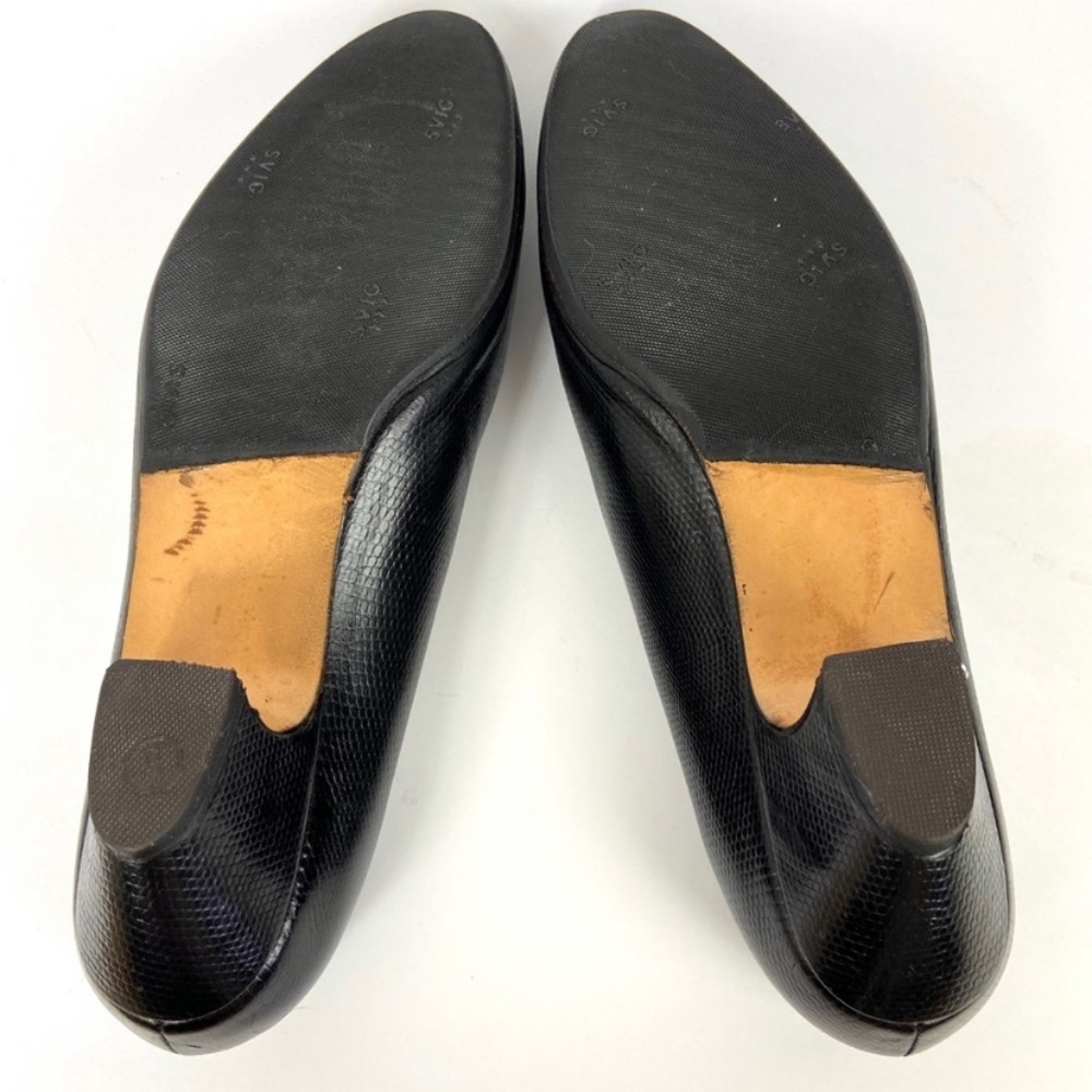 Robert Clergerie Paris Black Leather Pumps Size 9 - Picture 7 of 10
